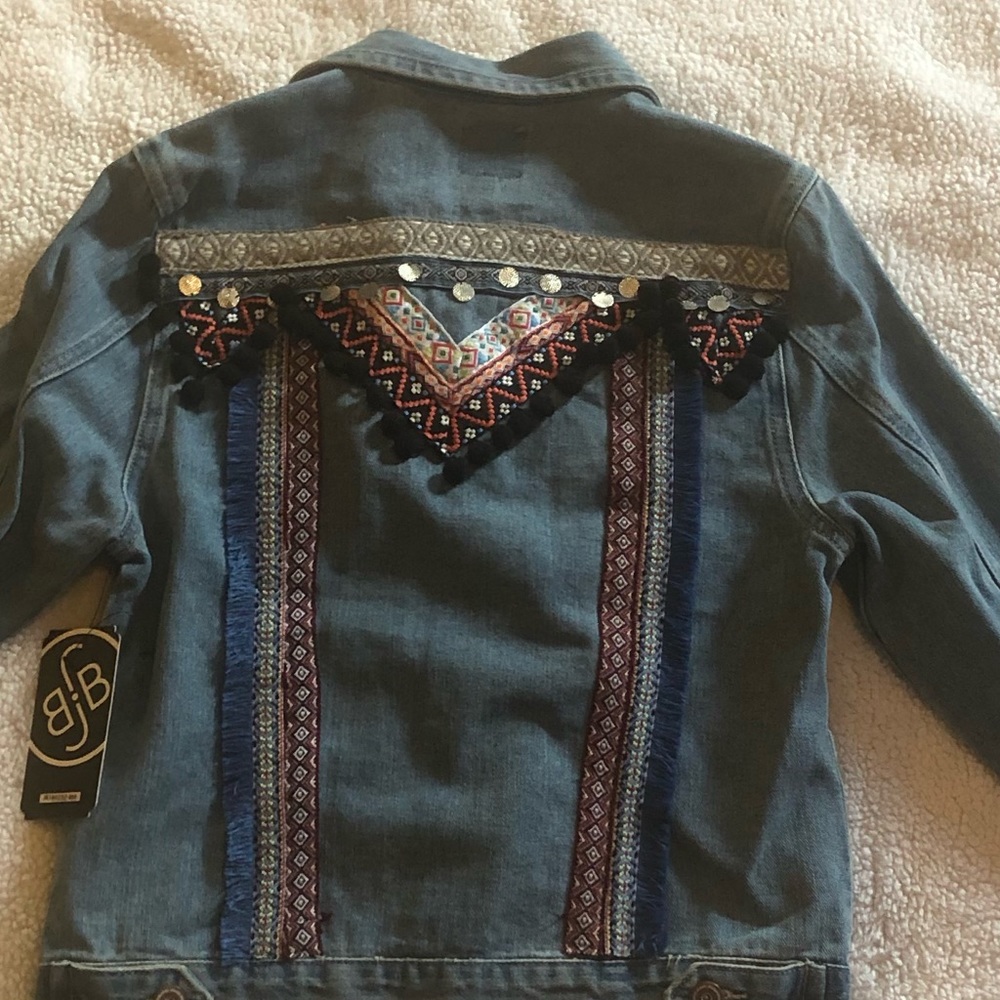 Boom Boom Girls Embellished Jean Jacket
